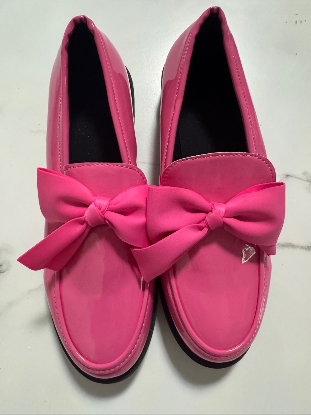 Women’s Pink Bow Loafers